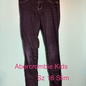 Abercrombie Kids Dark Blue Slim Jeans
